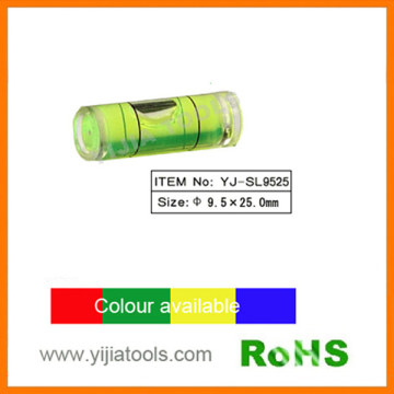 Yijiatools cylinder plastic bubble level with accuracy precision YJ-SL9525